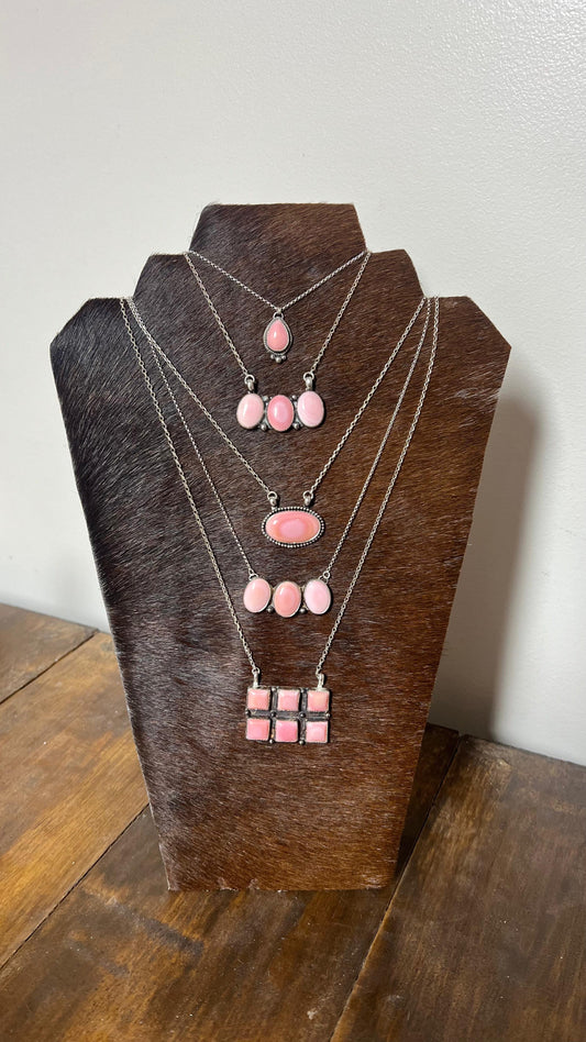Pink Desert Sky Necklace