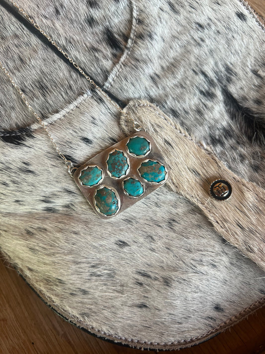 6 Little Cowgirls Bar Necklace