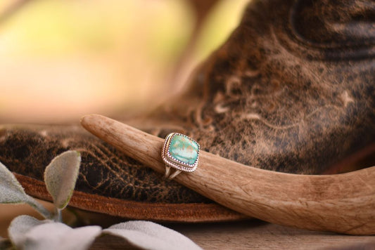 Square Turquoise Ring