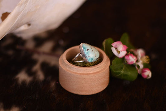 Powder Blue Bold Turquoise Ring