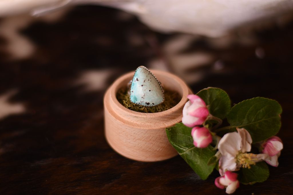 Powder Blue Bold Turquoise Ring