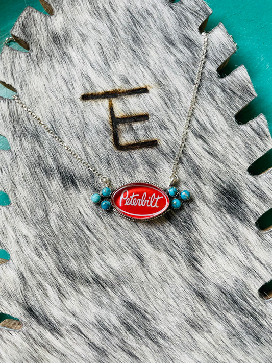 Peterbuilt & Kingman necklace
