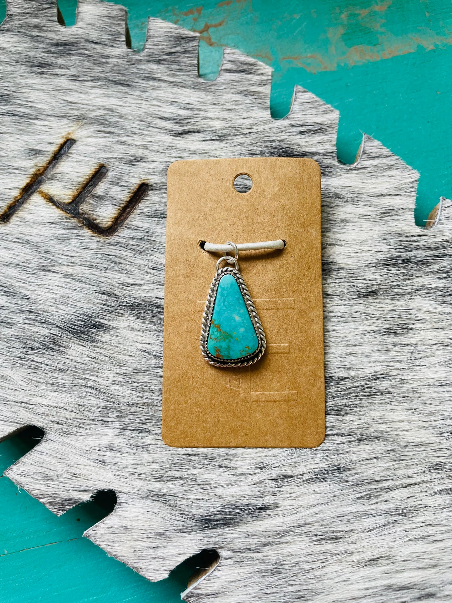 Pilot Mountain Turquoise Pendant