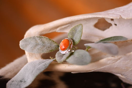 Spiny Oyster Turquoise Ring