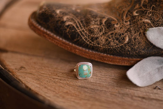 Square Turquoise Ring