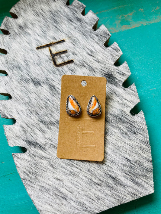 Flaming Sunset Studs