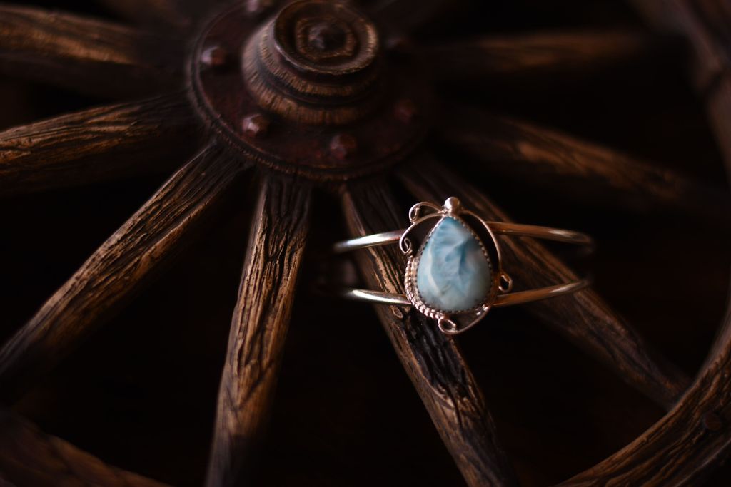 Powder Blue Turquoise Bracelet