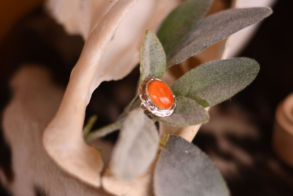 Spiny Oyster Turquoise Ring