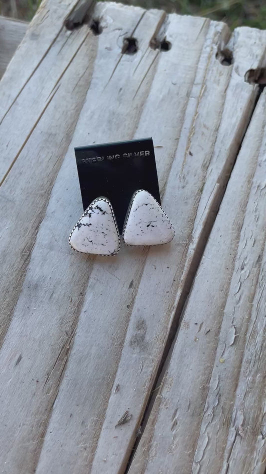 Merry & White Earrings